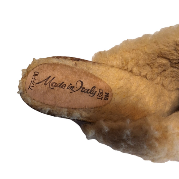 Lucca Fur Lined Wedge Sandals - Picture 8 of 12